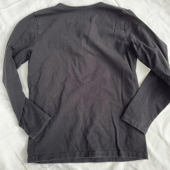 Mini RODINI basic black long sleeve tee 128/136, size 7-9 - Picture 2 of 4
